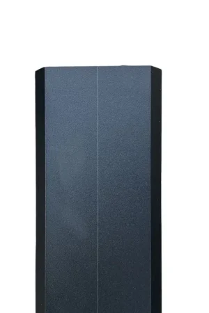 Schuttingpaal Aluminium 10 x 10 cm (100 x 100 mm) Zwart Gecoat - Lengte 270 cm OP = OP Betrouwbaar